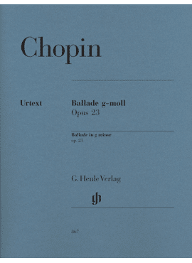 Ballade in g-moll op. 23